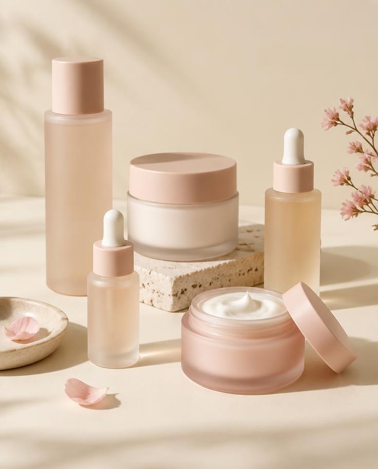 Cremas y sérums de cuidado facial